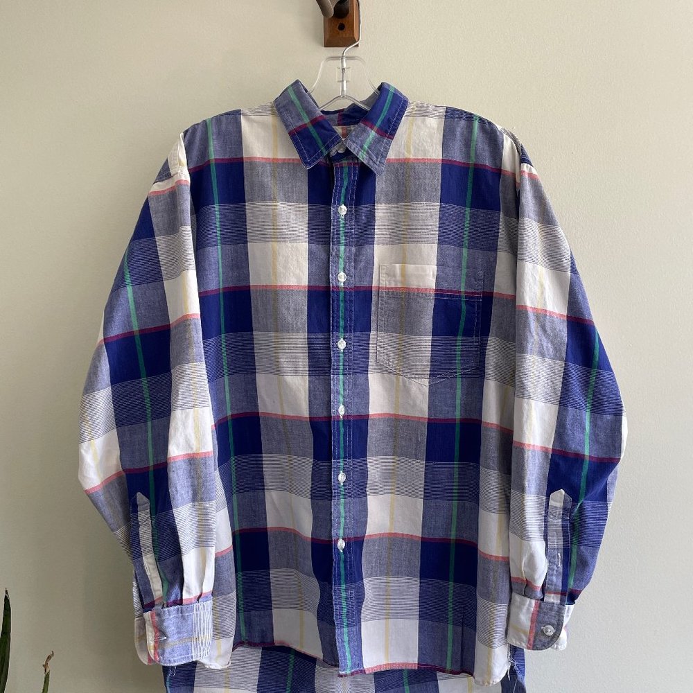 Vintage 90s GAP Mens M Long Sleeve Button Down Shirt